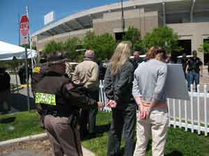 Girls arrested.