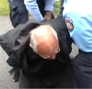 Fr. Norman Weslin, 80 year old priest, arrested.